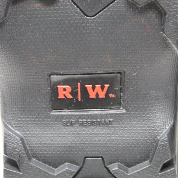 Red Wing Shoes NWOT Men's 12 e2 Black Oxford Aluminum Toe 6337 Lace Up Safety - Picture 13 of 15